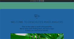 Desktop Screenshot of deschutesriveranglers.com