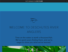 Tablet Screenshot of deschutesriveranglers.com